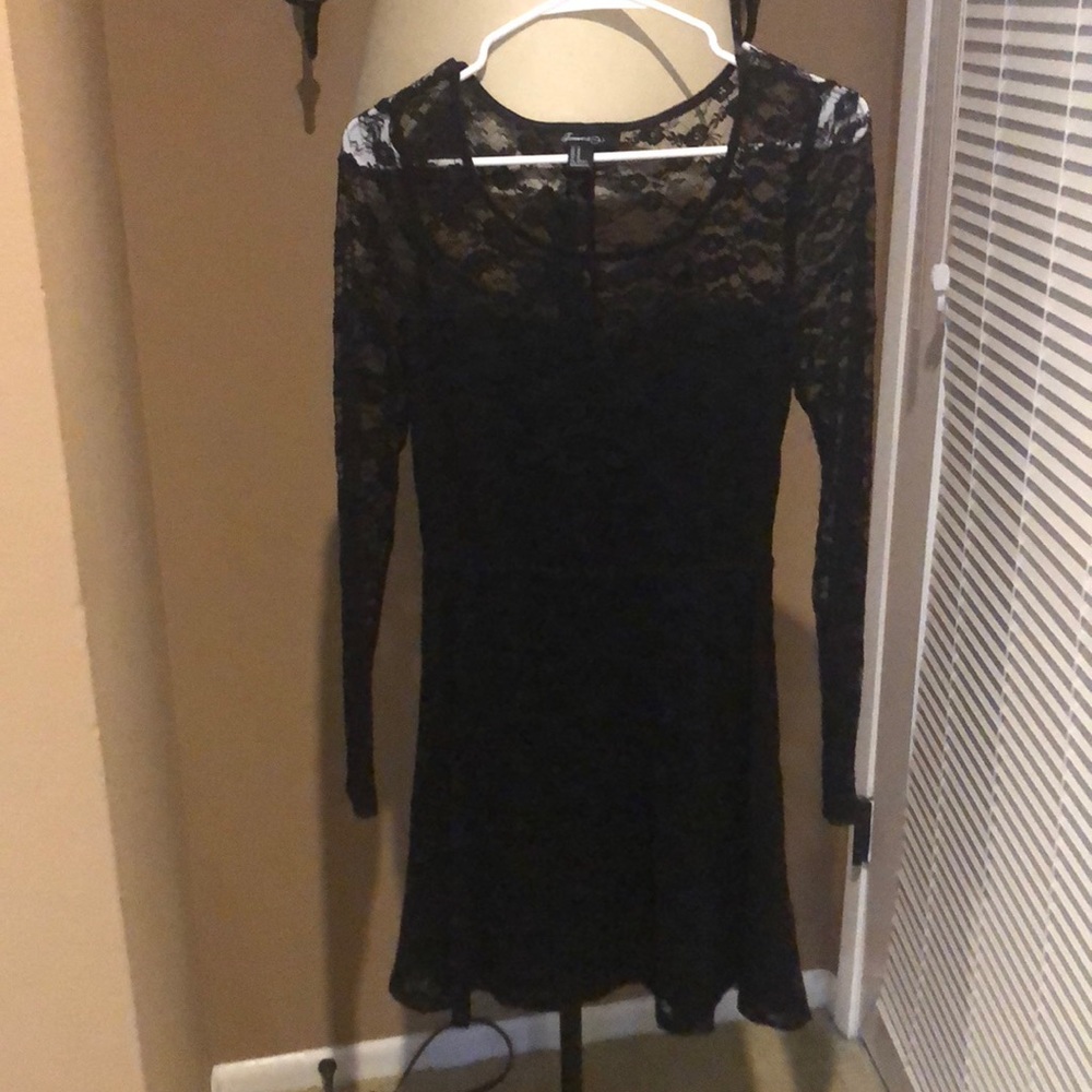 Black lace dress size M